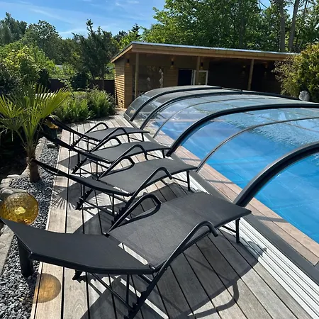 Hyggeligt Med Pool Og Sauna *